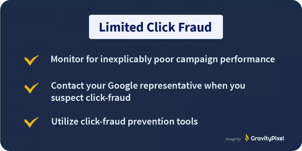 Limited click fraud