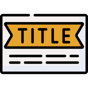Html title tag icon