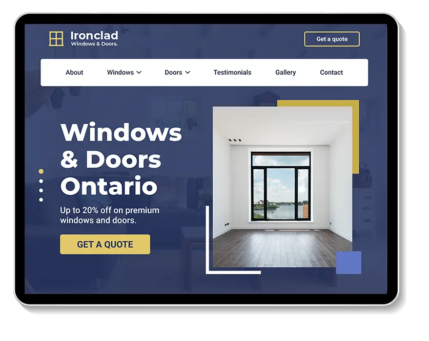 Windows and doors company website
